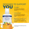 Daily Liquid Multivitamin Minerals Complete Wellness Supplement Formula