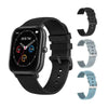 Modern Unisex Smartwatch Heart Rate Sleep Monitor Extra Straps