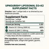Liposomal Vitamin D3 5000IU K2 MK7 Daily Support Softgels Supplement