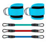 Ankle Straps Resistance Bands Set Fitness Workout Equipment