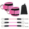 Ankle Straps Resistance Bands Set Fitness Workout Equipment