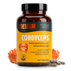 Organic Cordyceps Mushroom Supplement Capsules Daily Wellness Support