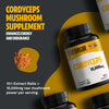 Organic Cordyceps Mushroom Supplement Capsules Daily Wellness Support