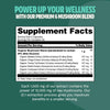 Organic Mushroom Complex Supplement Capsules Daily Wellness Formula