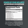 Organic Mushroom Complex Supplement Capsules Daily Wellness Formula