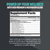Organic Mushroom Complex Supplement Capsules Daily Wellness Formula