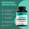 Organic Mushroom Complex Supplement Capsules Daily Wellness Formula