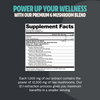 Organic Mushroom Complex Supplement Capsules Daily Wellness Formula