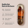 Organic Mushroom Complex Supplement Capsules Daily Wellness Formula
