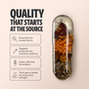 Organic Mushroom Complex Supplement Capsules Daily Wellness Formula