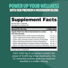 Organic Mushroom Complex Supplement Capsules Daily Wellness Formula