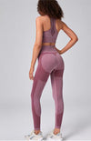 Women's Seamless Mesh Athletic Set Quick Dry Sports Outfit