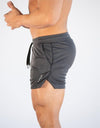 Men's Quick Dry Gym Shorts Compression Athletic Running Pockets