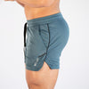 Men's Quick Dry Gym Shorts Compression Athletic Running Pockets