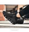 Men's White Fashion Running Sneakers Non Slip Athletic Shoes