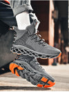 Men's White Fashion Running Sneakers Non Slip Athletic Shoes