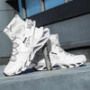 Men's White Fashion Running Sneakers Non Slip Athletic Shoes