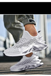 Men's White Fashion Running Sneakers Non Slip Athletic Shoes