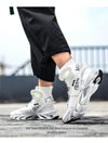 Men's White Fashion Running Sneakers Non Slip Athletic Shoes