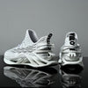 Men's White Fashion Running Sneakers Non Slip Athletic Shoes