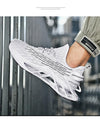 Men's White Fashion Running Sneakers Non Slip Athletic Shoes