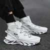 Men's White Fashion Running Sneakers Non Slip Athletic Shoes