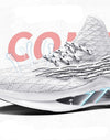 Men's White Fashion Running Sneakers Non Slip Athletic Shoes