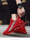 Men's White Fashion Running Sneakers Non Slip Athletic Shoes