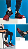 Men's Breathable Running Trainers Cushioning Sports Walking Sneakers