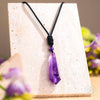 Amethyst Stress Relief Talisman Crystal Daily Wellness Charm