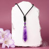 Amethyst Stress Relief Talisman Crystal Daily Wellness Charm