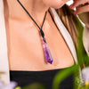 Amethyst Stress Relief Talisman Crystal Daily Wellness Charm